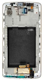 Дисплей в сборе телефона LG G3 Белый (ОРИГИНАЛ)